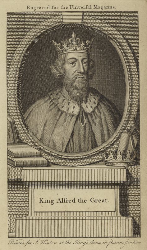 Koning Alfred de Grote door English School
