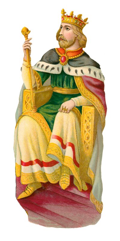 Koning Edward III door English School