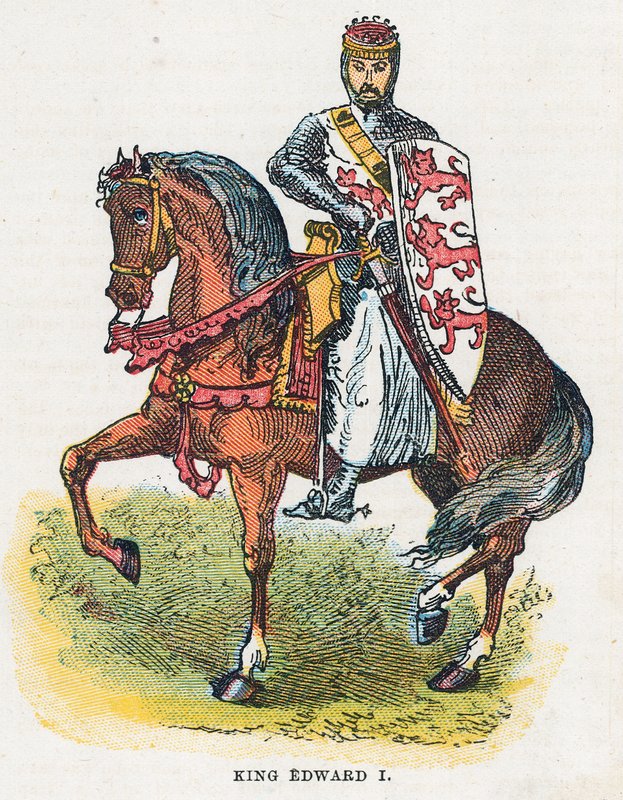 Koning Edward I door English School