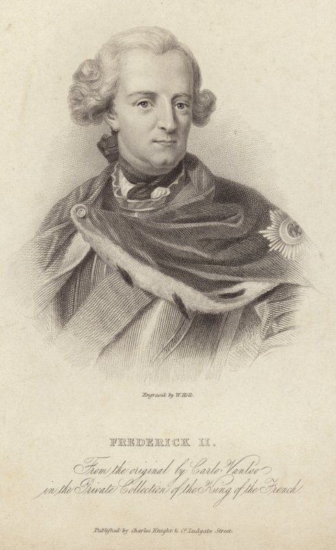 Koning Frederik II van Pruisen door English School