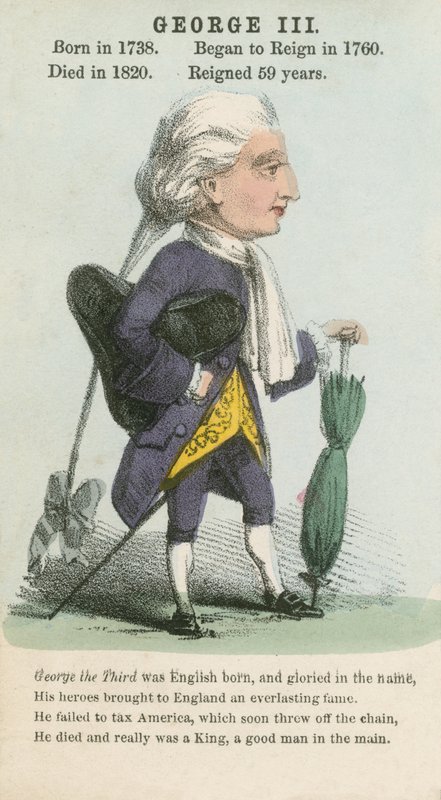Koning George III door English School