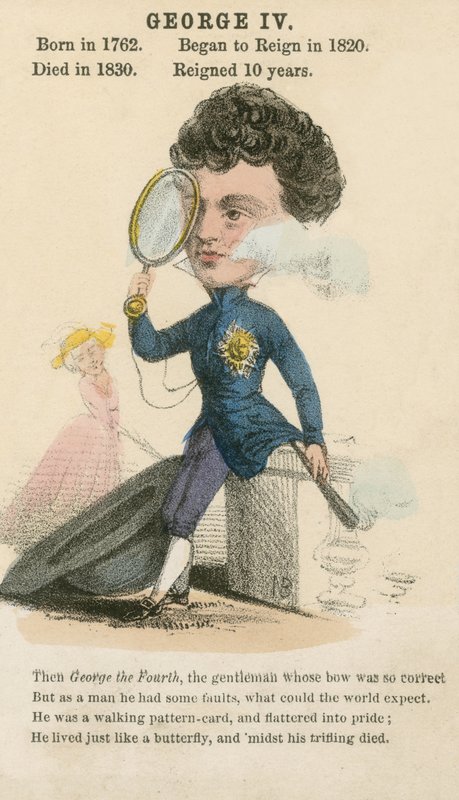Koning George IV door English School