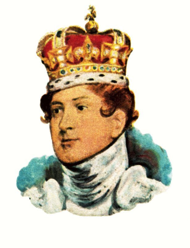 Koning George IV door English School
