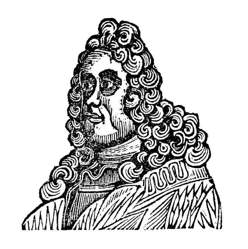 Koning George I door English School
