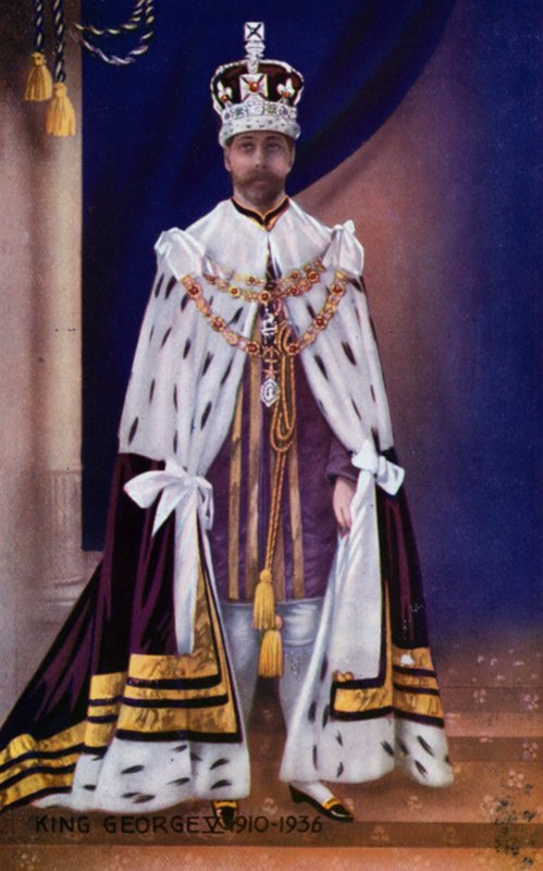 Koning George V door English School