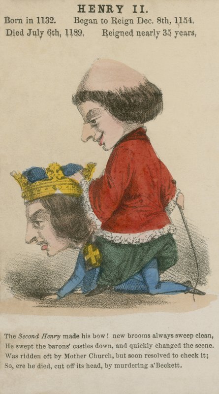 Koning Hendrik II door English School