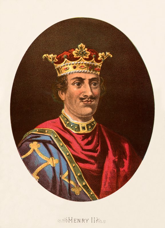 Koning Hendrik II door English School