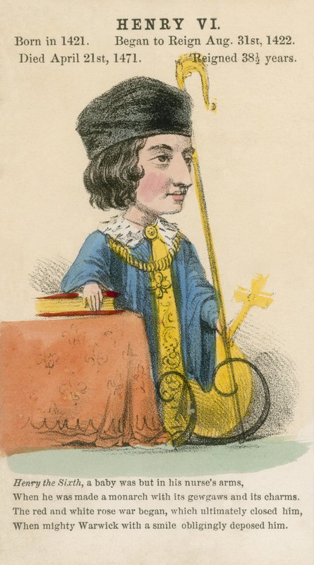 Koning Hendrik VI door English School