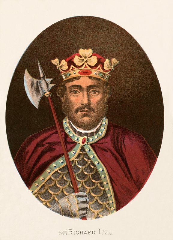 Koning Richard I door English School