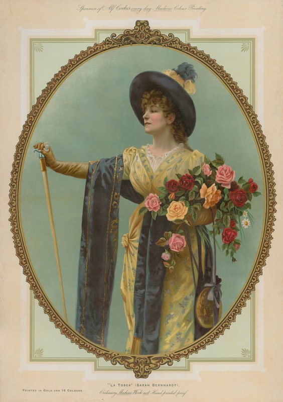 La Tosca, Sarah Bernhardt door English School