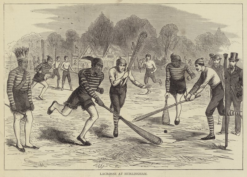Lacrosse in Hurlingham door English School