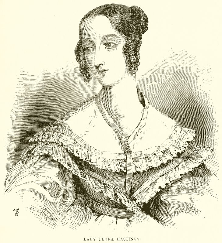 Lady Flora Hastings door English School