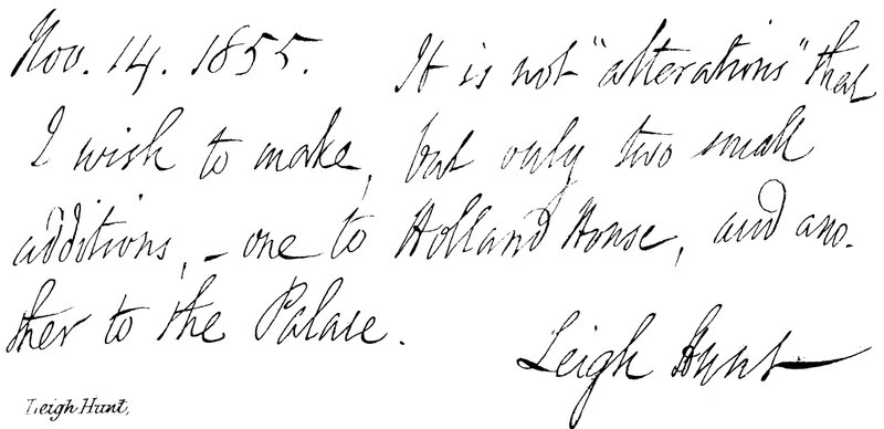 Leigh Hunt door English School