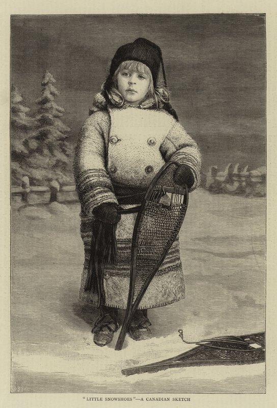 "Kleine Sneeuwschoenen", een Canadese Schets door English School
