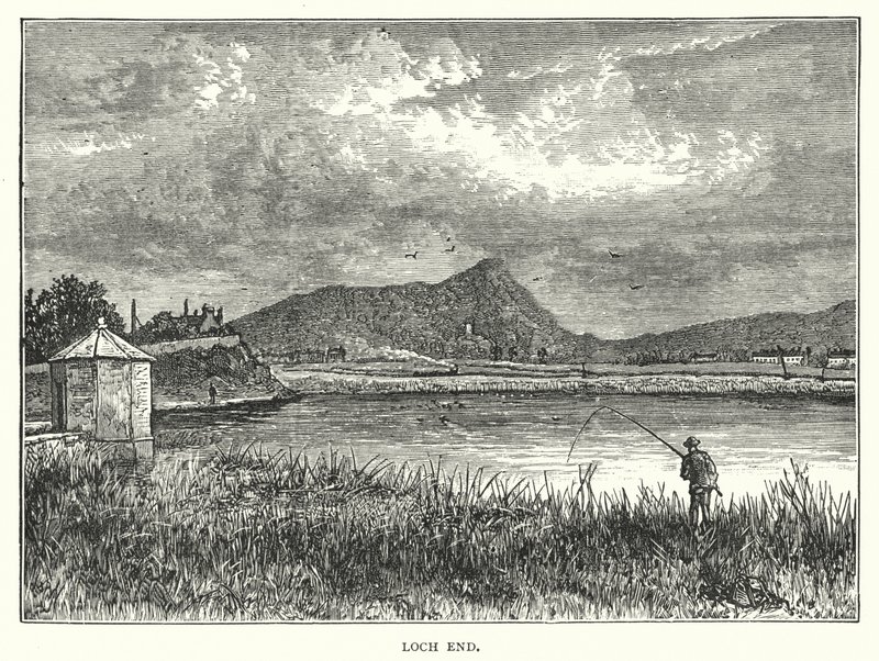Loch End (gravure) door English School