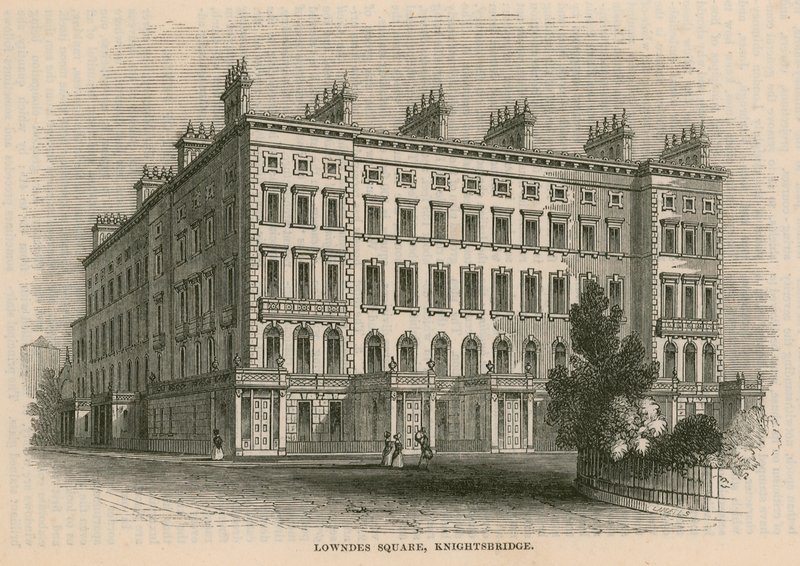 Lowndes Square, Knightsbridge, Londen door English School