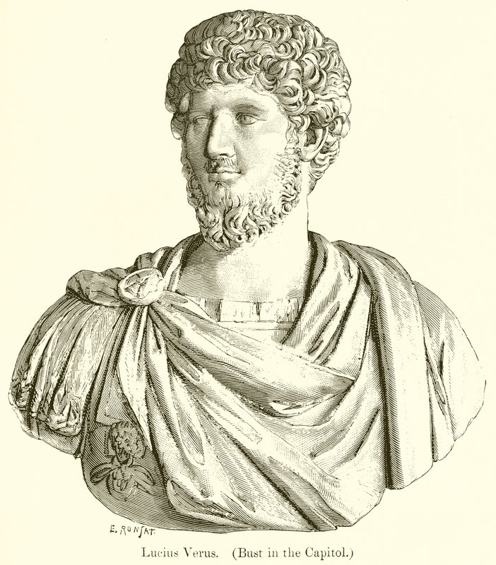 Lucius Verus. (Buste in het Capitool) door English School