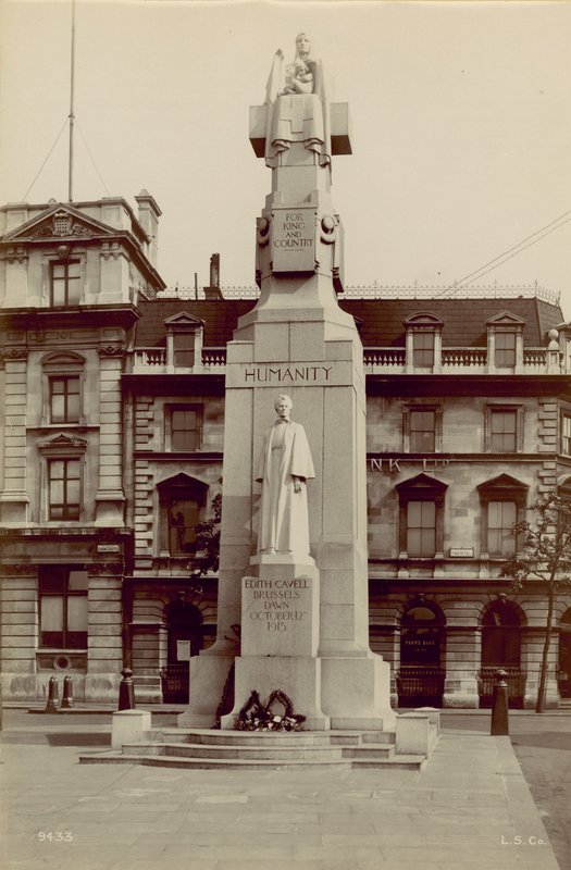 Monument voor Edith Cavell door English School