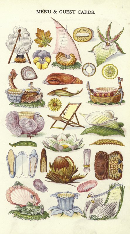 Menu- en gastenkaarten door English School