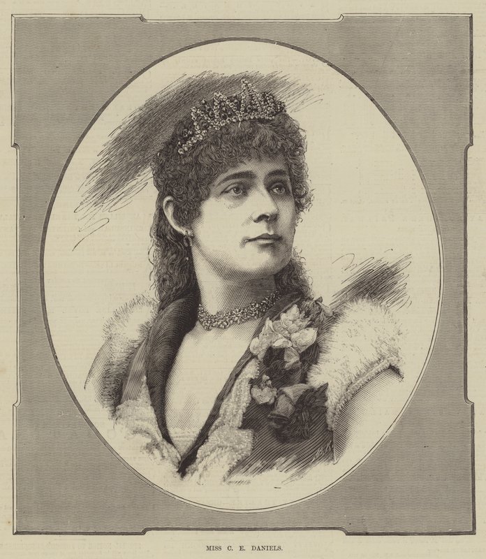 Miss C E Daniels door English School