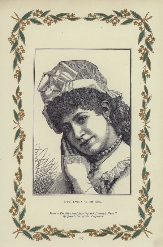 Miss Lydia Thompson (gravure) door English School