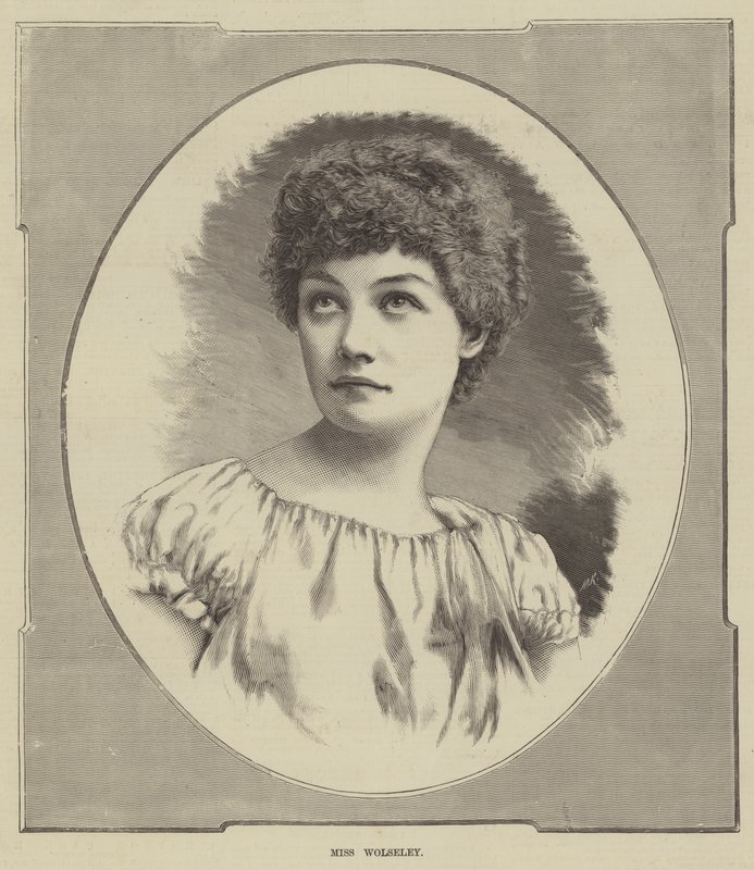 Miss Wolseley door English School
