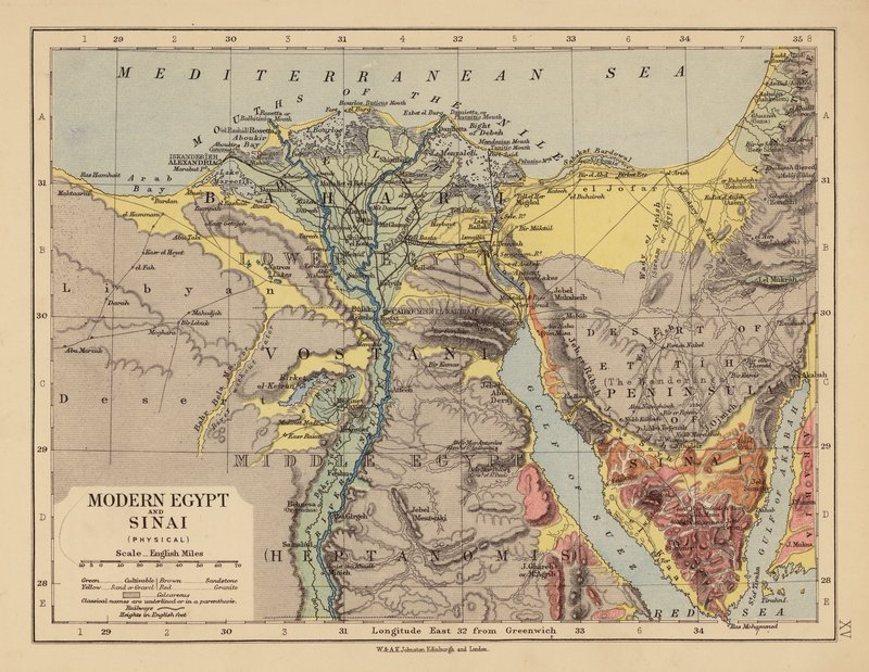Modern Egypte en Sinaï door English School