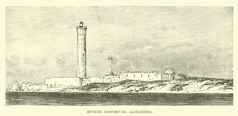 Moderne Vuurtoren, Alexandrië door English School