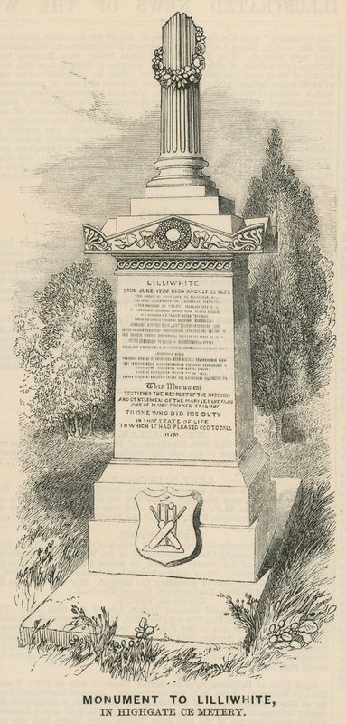 Monument voor Lilliwhite door English School