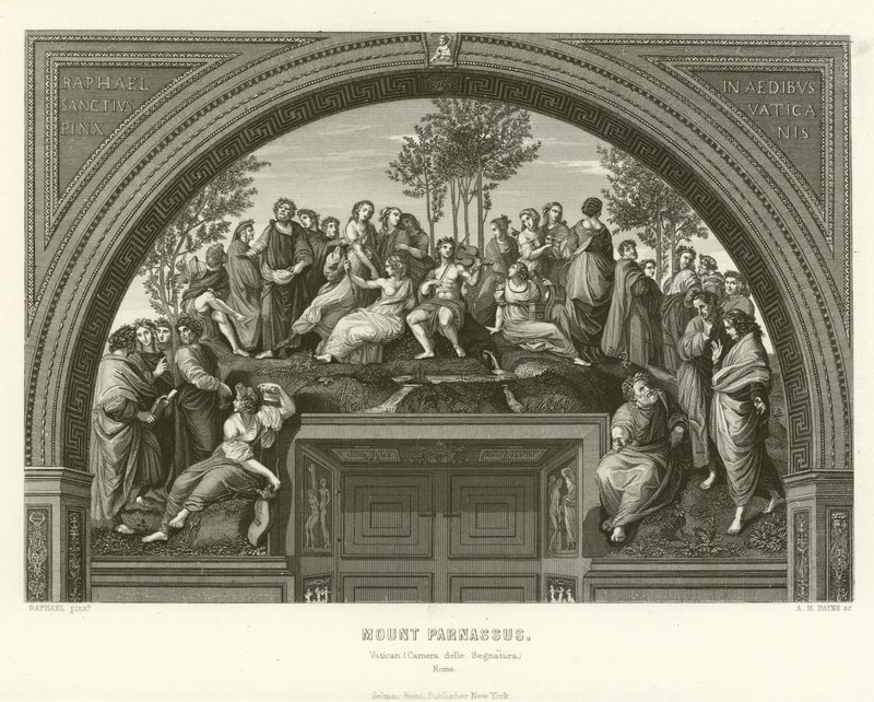 De berg Parnassus door English School
