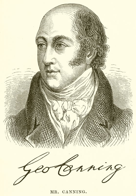 Mr. Canning door English School
