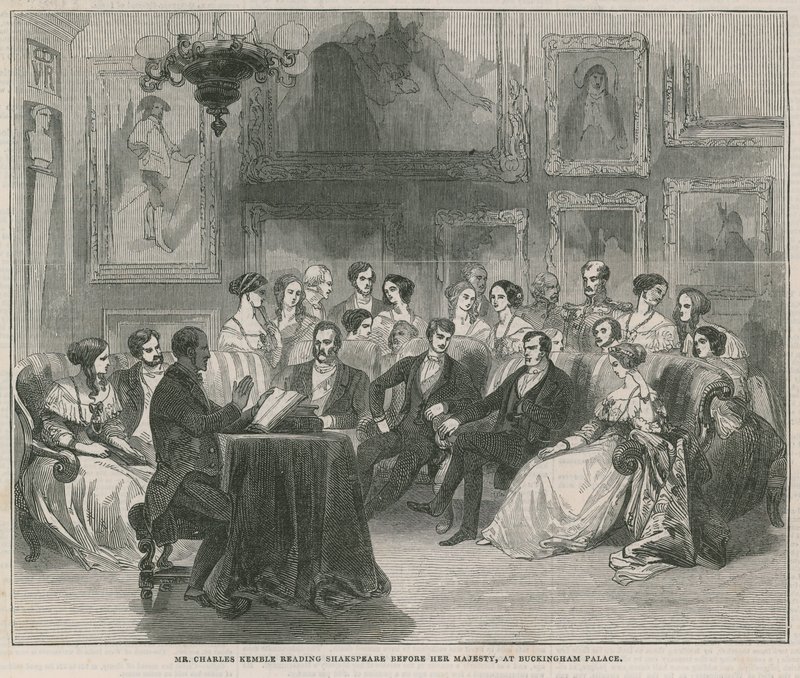 Mr. Charles Kemble leest Shakespeare door English School
