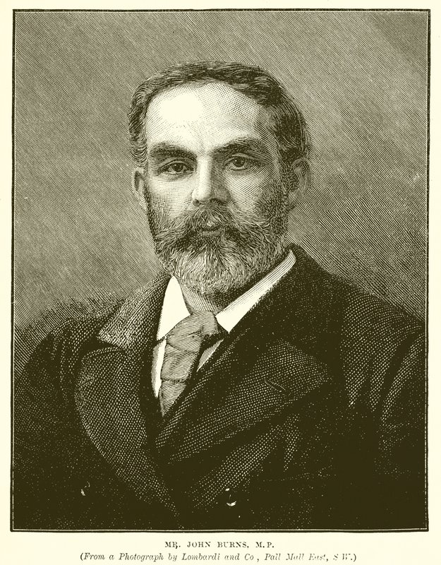 Mr. John Burns, M.P. door English School