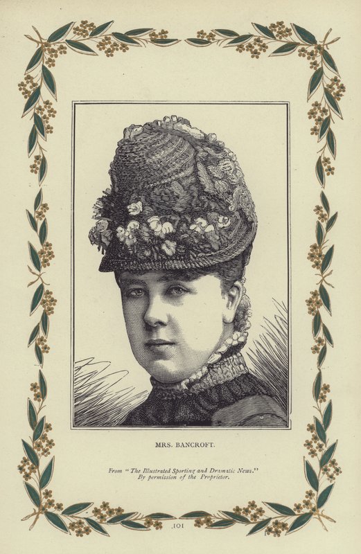 Mevrouw Bancroft (gravure) door English School