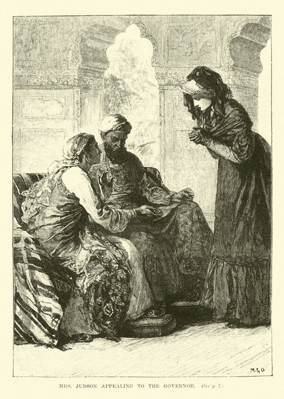 Mevrouw Judson doet een beroep op de gouverneur door English School