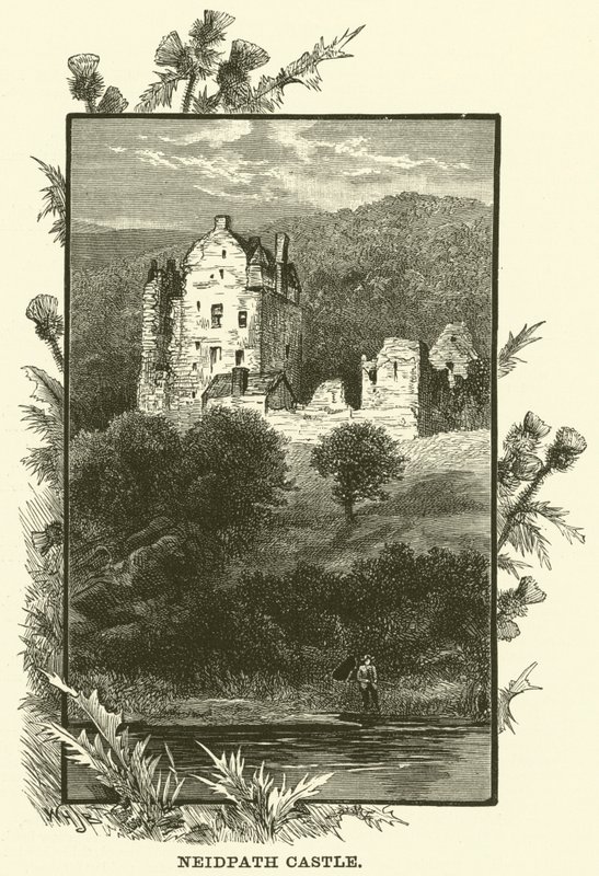 Neidpath Kasteel door English School