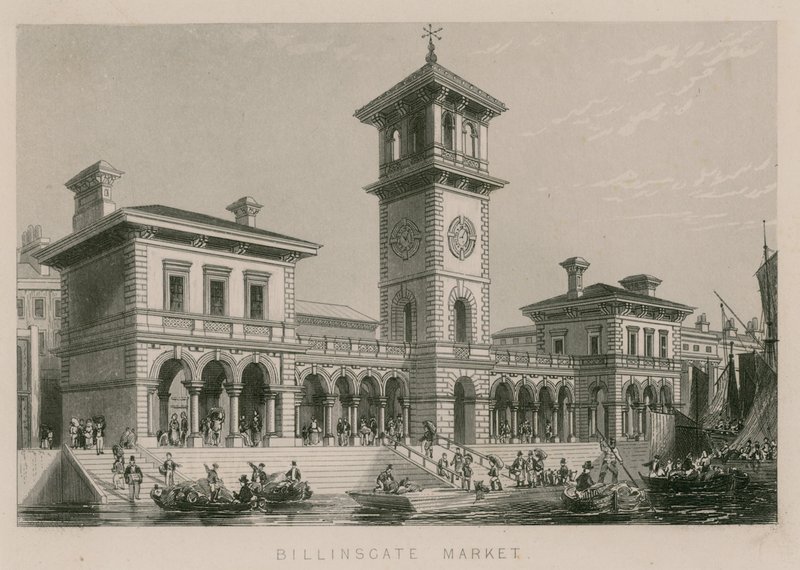 Nieuwe Billingsgate Markt door English School