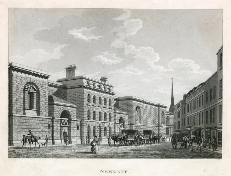 Newgate Gevangenis door English School