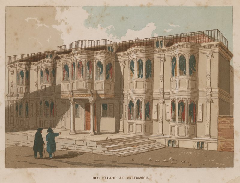 Oud Paleis in Greenwich, Londen door English School