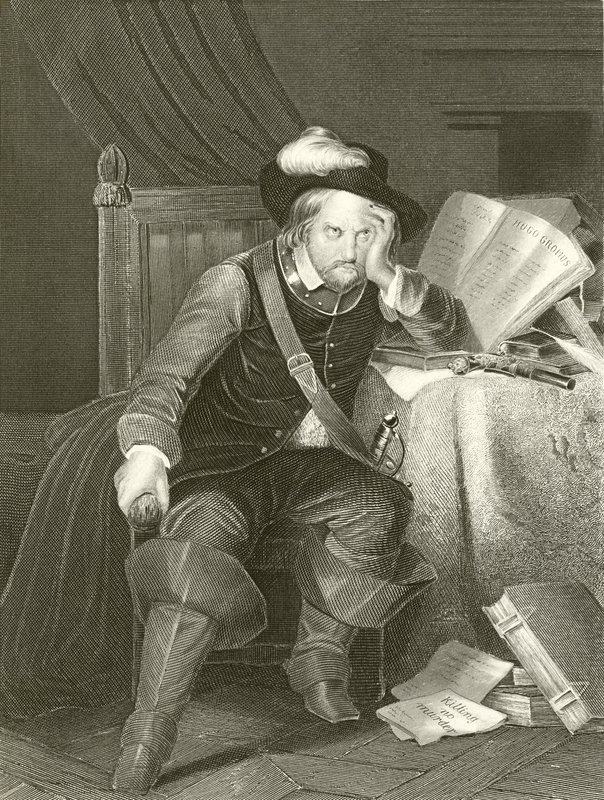 Oliver Cromwell door English School