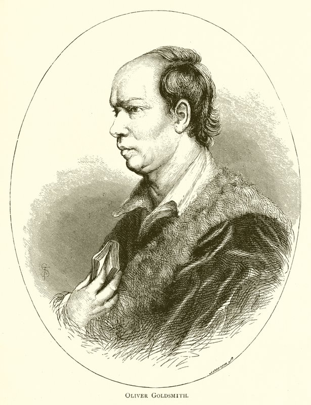 Oliver Goldsmith door English School