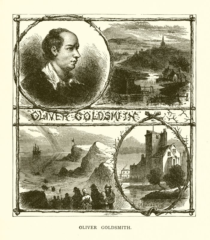 Oliver Goldsmith door English School