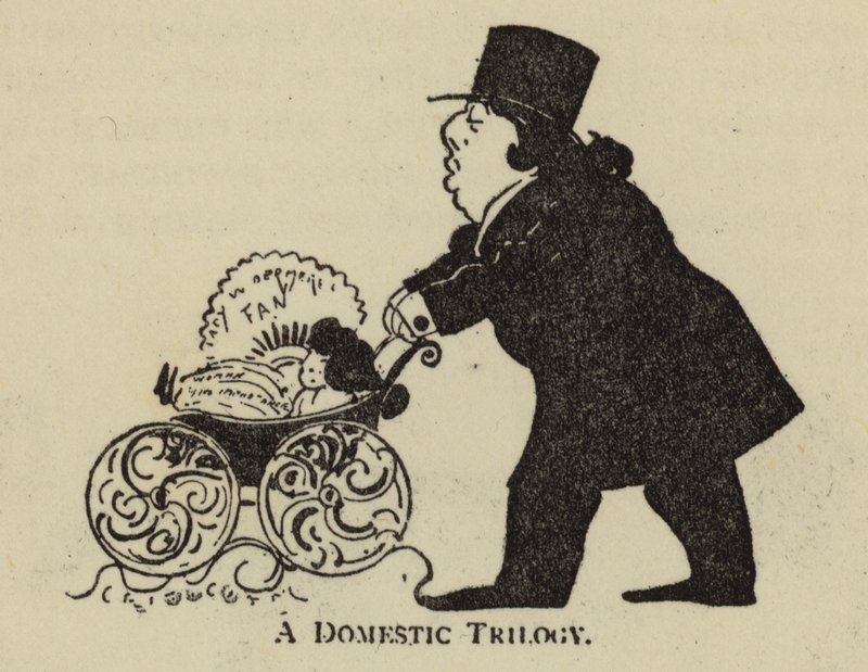 Oscar Wilde, Ierse toneelschrijver en dichter (litho) door English School