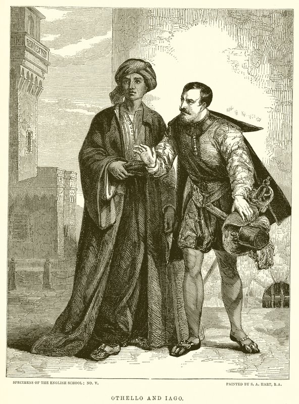 Othello en Iago door English School