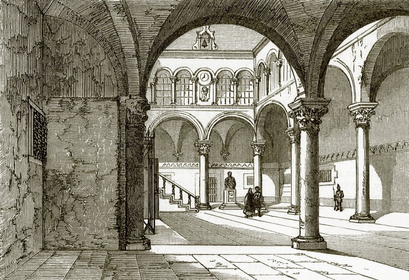 Paleis van de oude doges in Ragusa door English School