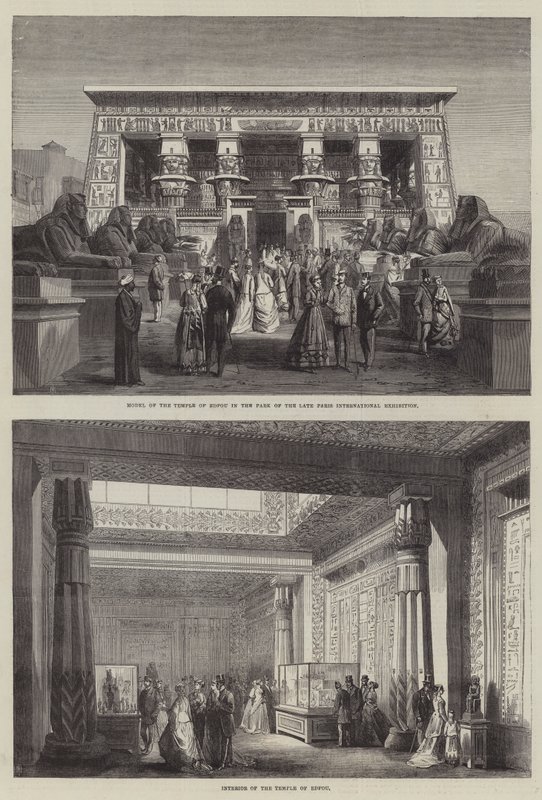 Internationale Tentoonstelling van Parijs (gravure) door English School
