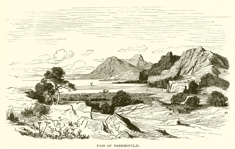 Pas van Thermopylae door English School