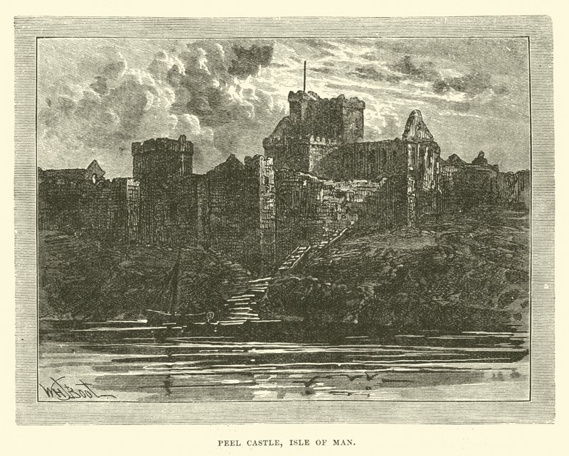 Peel Castle, Isle of Man door English School