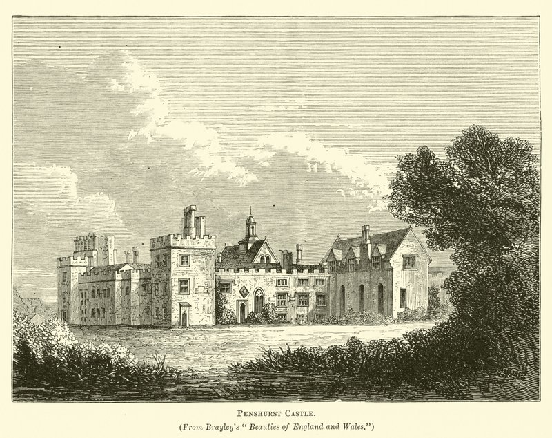 Penshurst Kasteel door English School