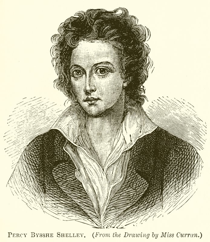 Percy Bysshe Shelley door English School